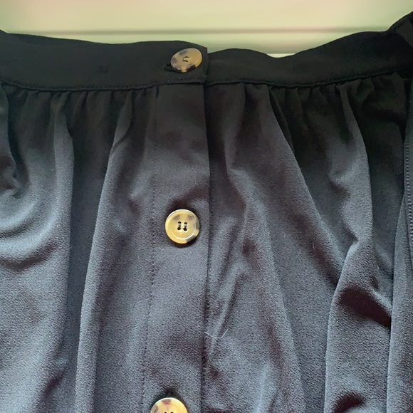 Terra Sky Shin Length Black Skirt - Picture 3 of 5